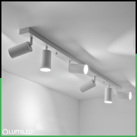 SPOT TUBA Deckenleuchte Reflektor Halogen Leuchte 6x GU10 TABULA LUMILED