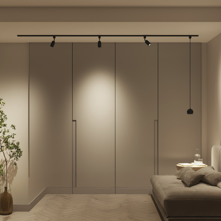 LED GU10 Einphasig Schwarz EasyLink Colby Philips Pendelschienenleuchte