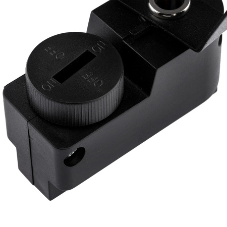 GU10 GOLDI Schienenleuchte Schwarz und Gold für einphasige Stromschienen