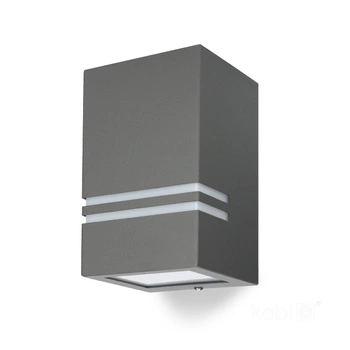 LED-Gartenleuchte QUAZAR 11 GU10 IP44 KOBI ALUMINIUM GRAU