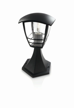 LED-Außengartenleuchte CREEK myGarden E27 IP44 Mast 30 cm Schwarz PHILIPS