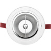 Einbaustrahler GU10, AR111 Einbauspot 14mm Runde beweglich Weiß CARPI LUMILED