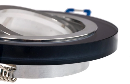 Glas-Einbaustrahler GU10, MR16 Einbauspot HALOGEN Runde beweglich Schwarz ARIAN LUMILED