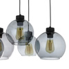 CUBUS GRAPHITE Hängeleuchte Schwarz Graphit Modern Kronleuchter 8xE27 4113 TK Lighting