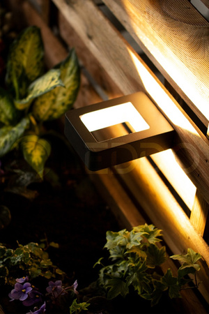 Gartenlampenleuchte FACADE WALL LED-Lampe 6W Malta schwarz