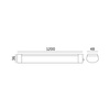 Hermetische LED-Industrie-Anbauleuchte 36W 4000K IP65 3600lm Kobi
