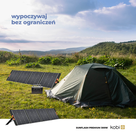 Solarpanel Photovoltaik tragbar faltbar Sunflash 300W KOBI