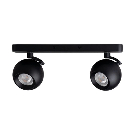 GALOBA 2x GU10 PAR16 Schwarz KANLUX Wand-/Deckenleuchte Bandleuchte