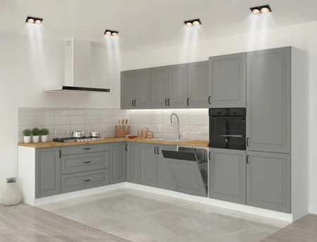 SPOT 2xGU10 rechteckige schwarzgoldene Doppeleinbauleuchte