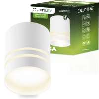 Aufputz HALOGEN Spot Tuba Beweglich ARISA GU10 LUMILED Rund Weiß 80mm