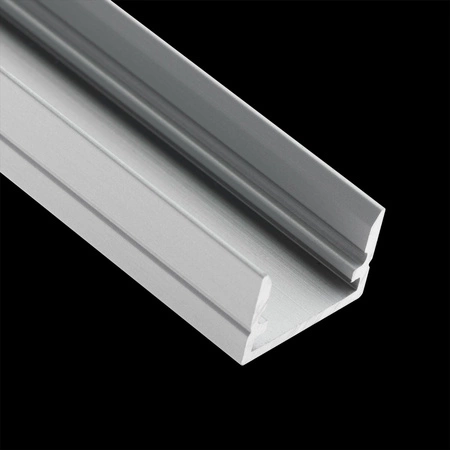 Anodisiertes Aluminium LED-Profil KM33, 2m Silber LUMILED