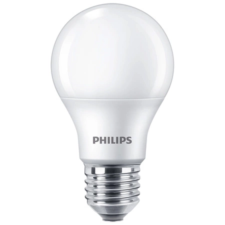 4x LED Lampen E27 A60 9W = 60W 806lm 4000K Neutral Milk PHILIPS