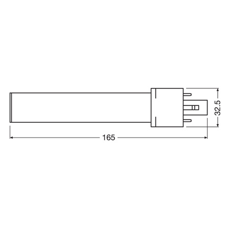 G23 4W 550lm 4000K Neutral OSRAM Dulux S Leuchtstofflampe
