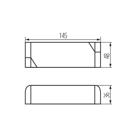 Elektronisches Konstantspannungsnetzteil POWELED für 24V 30W Bänder KANLUX
