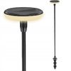 LED Solar Gartenlampe Standing Post 78cm 4000K IP64 mit Dämmerungssensor angetrieben