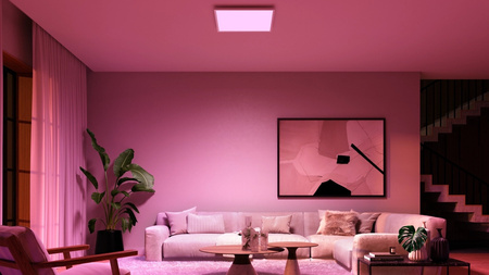 LED-Panel Deckenanbauleuchte 60x60 cm 60W 4150lm IP20 Weiß und Farbe Ambiance RGB + TW Weiß Smart SMART Zigbee Bluetooth Surimu Philips HUE