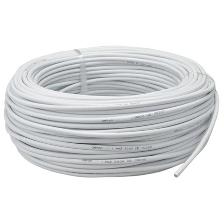 Kabel OMY 300/300V 3x1,5mm Weiß 1m ELEKTROKABEL