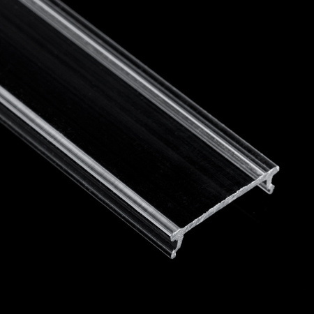 Diffusor-Abdeckung für Aufputzprofil KM38, 2m Transparent LUMILED