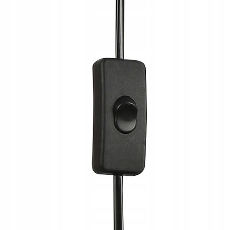 Wandsteckdose Aufbaulampe Beweglich E27 Schwarz Elza Masterled