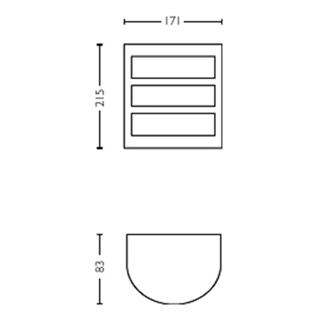 Gartenleuchte LED Wandleuchte PYTHON myGarden 6W 4000K IP44 Anthrazit PHILIPS