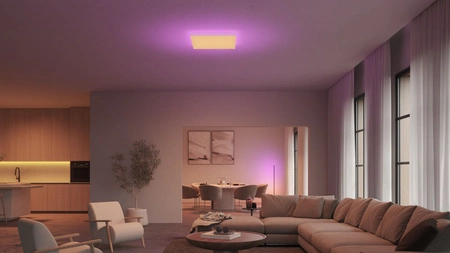 LED-Panel Deckenanbauleuchte 60x60 cm 67W 4850lm IP20 Weiß und Farbe Ambiance RGB + TW Weiß Smart SMART Zigbee Bluetooth Datura Philips HUE