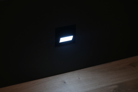 DECORUS 9 LED 1,2W Graphit ProVero Treppenleuchte Kalt