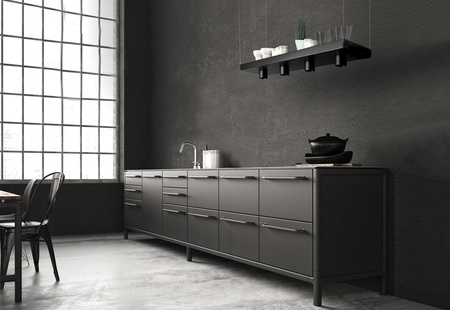 PLANT 9381 Nowodvorski Deckenleuchte Schwarz 4xGU10 Hängend Rechteckig Stahl Modern