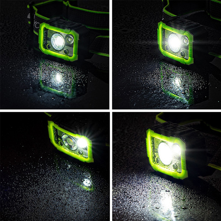 Wiederaufladbare Stirnlampe 750LM CREE + SMD PRO SERIES VA0187 VAYOX