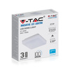Plafond LED Deckenleuchte 25W 3000K 2500lm SAMSUNG CHIP Square VT-8066 V-TAC