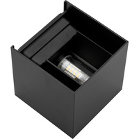 Gartenlampe LED-Wandlampe G9 Außenleuchte Schwarz oben/unten mit einstellbarem Beleuchtungswinkel Kira