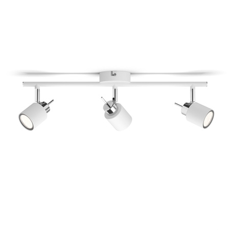 MERANTI Deckenleuchte 3x GU10 Wandmontage Reflektor Weiß PHILIPS