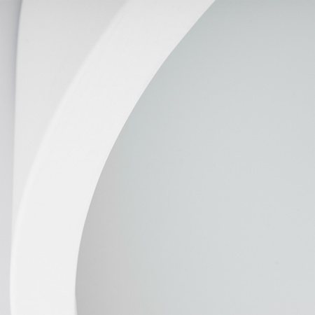 JASMIN Aufbau LED Deckenleuchten 2x E27 Holz Mattweiß 37cm