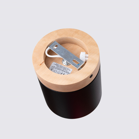 Aufbauleuchte Leuchte Deckenleuchte RIF GU10 Schwarz Skandinavisches Rohr SOLLUX