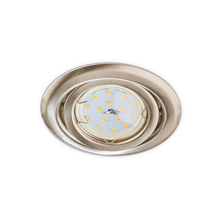 Bewegliche Halogenleuchte GU10 MR16 OH15 Mattchrom Kobi