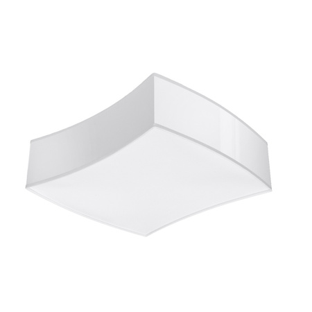 LED-Plafond-Deckenleuchte SQUARE 2xE27 Quadratische Leuchte Weiß SOLLUX