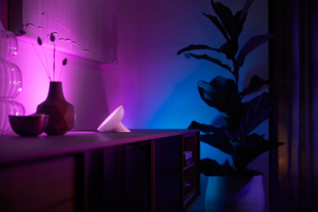 BLOOM LED-Schreibtischlampe Weiß EU/UK 6W CCT RGB PHILIPS HUE Bluetooth Zigbee