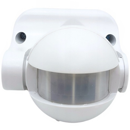PIR-Bewegungs- und Dämmerungssensor 180° 12m IP44 Weiß