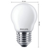 E27 P45 LED Lampen 2,2 W = 25 W, 250 lm, 2700 K, warmes Filament PHILIPS