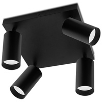 Deckenleuchte Plafond SPOT TUBA Reflektor Halogen Leuchte 4x GU10 TABULA LUMILED