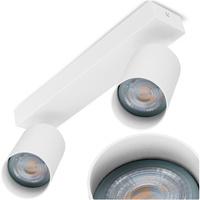 SPOT TUBA Deckenleuchte Reflektor Halogen Leuchte 2x GU10 TABULA LUMILED