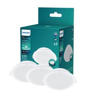 Set x3 LED-Paneel Einbauleuchte MESON 5.5W 4000K PHILIPS