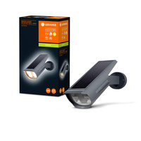 Solar-Gartenleuchte LED-Wandleuchte 0,5W 55lm 3000K IP44 Grau mit Dämmerungssensor Endura Ledvance